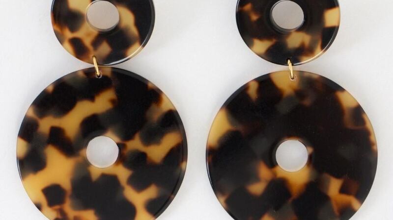 Resin earrings, €65, by Apres Ski.