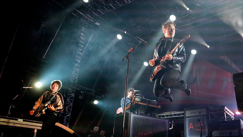 Franz Ferdinand at Collins Barracks: Scissor-kicking, foot-stomping, phones-aloft rock’n’roll