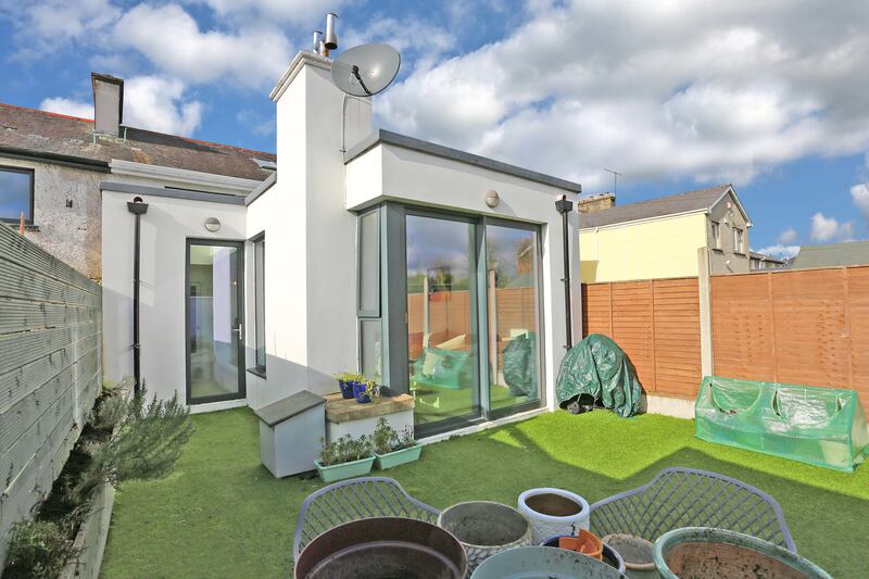 The propery has a new extension to the rear