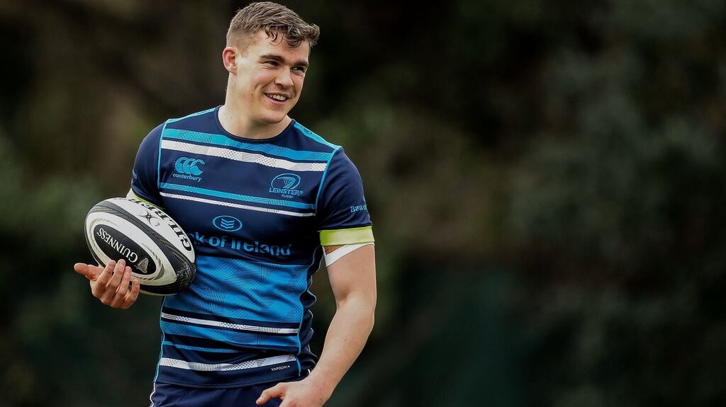 Garry Ringrose trained with Leinster and Ireland this week. Photograph: Oisin Keniry/Inpho