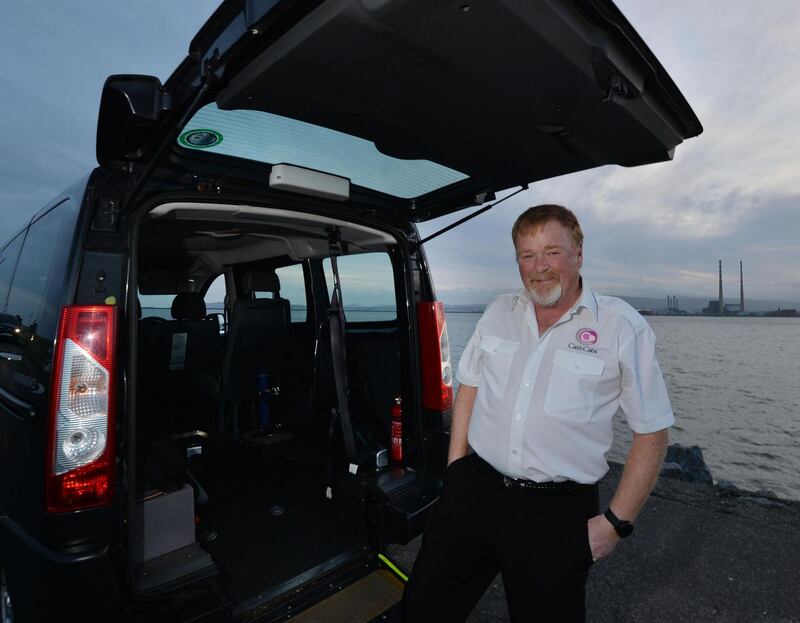 Taxi driver Louis O’Carroll. Photograph: Alan Betson