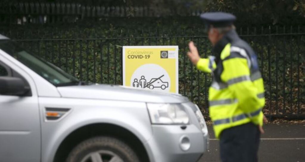 Gardaí have received a range of enew Covid-19 enforcement powers. Photograph: Stephen Collins/ Collins/ File