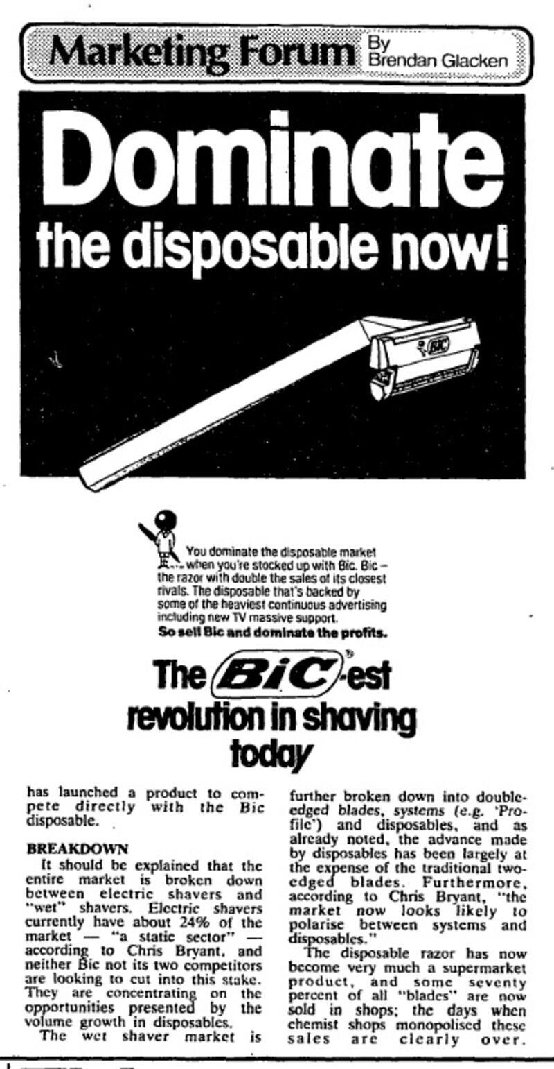 Dominate the disposable now! (September 29th, 1981)