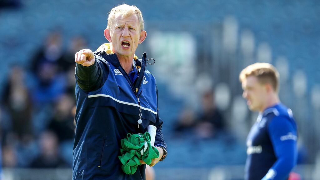 Leinster head coach Leo Cullen: is  instructed what number of minutes he can select Ireland players for. Photograph: Ryan Byrne/Inpho