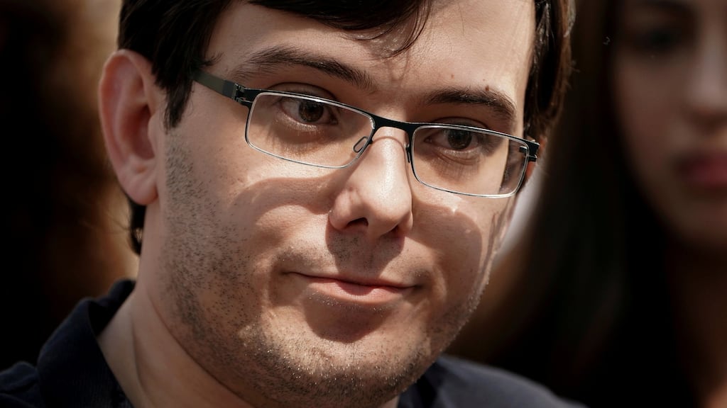 Martin Shkreli: at Friday’s sentencing hearing, he said: “Prison has been a heartbreaking experience. Photograph: Carlo Allegri/Reuters