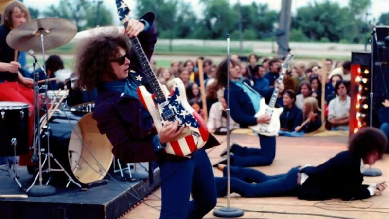 Kramer playing guitar in his MC5 days