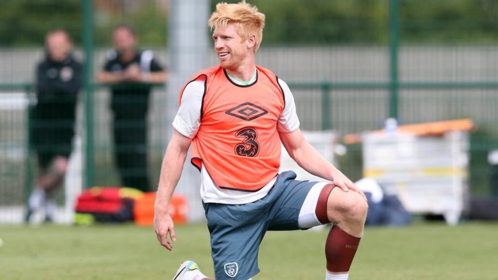 Paul McShane could return for Hull City on Sunday. Photograph: Donall Farmer/Inpho