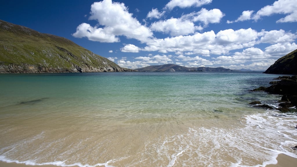 Keem Strand on Achill Island, Co Mayo: 73 members of the Junior Soldiers Company of the North-Irish Brigade in Ballymena had planned a week-long stay in August 1964. The adventure camp was to include swimming, climbing, canoeing and water skiing. Photograph : Design Pics / Gareth McCormack