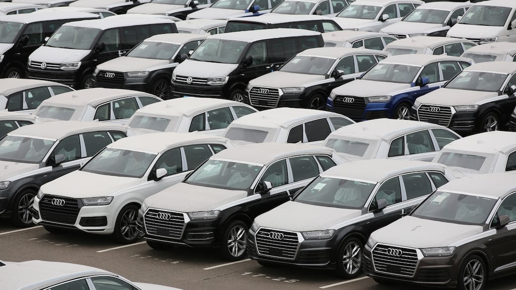 CSO figures show the volume of retail sales grew by 4.7 per cent in the 12 months to August, but when car sales are excluded, the annual increase was 6.7 per cent. Photograph: Andrey Rudakov/Bloomberg