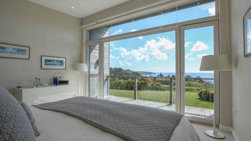 One of the bedrooms.