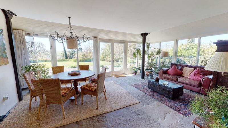 Dining and seating area.