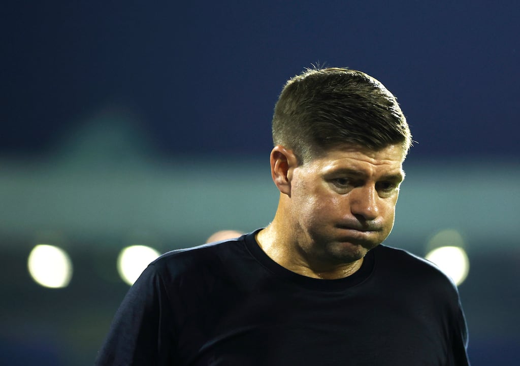 Steven Gerrard is having a hard time living up to his employers' expectations as manager of Saudi Arabian side Al-Ettifaq. Photograph: Francois Nel/Getty Images