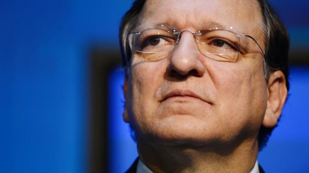 European Commission president José Manuel Barroso: “What is happening in France and Portugal is not the fault of Mrs Merkel or Germany and it is unfair to present measures as being demanded by individual countries or institutions.” Photograph: Alan Betson