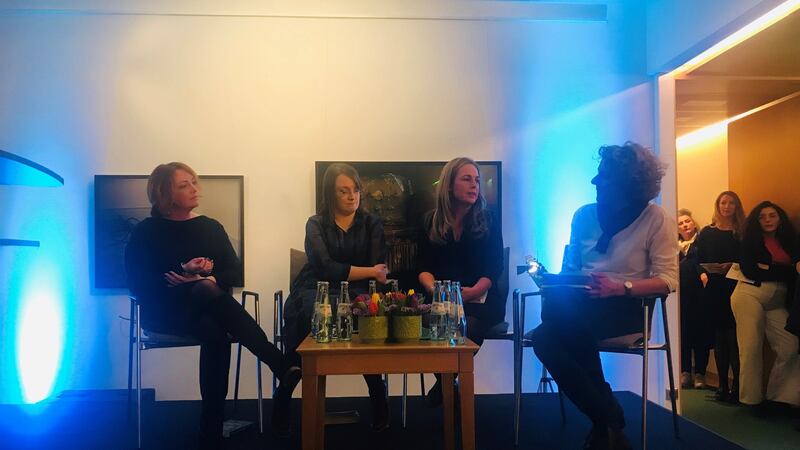 Panel discussion with Eimear McBride, Lisa McInerney, Julia Kelly and moderator Stefanie Flamm of Die Zeit