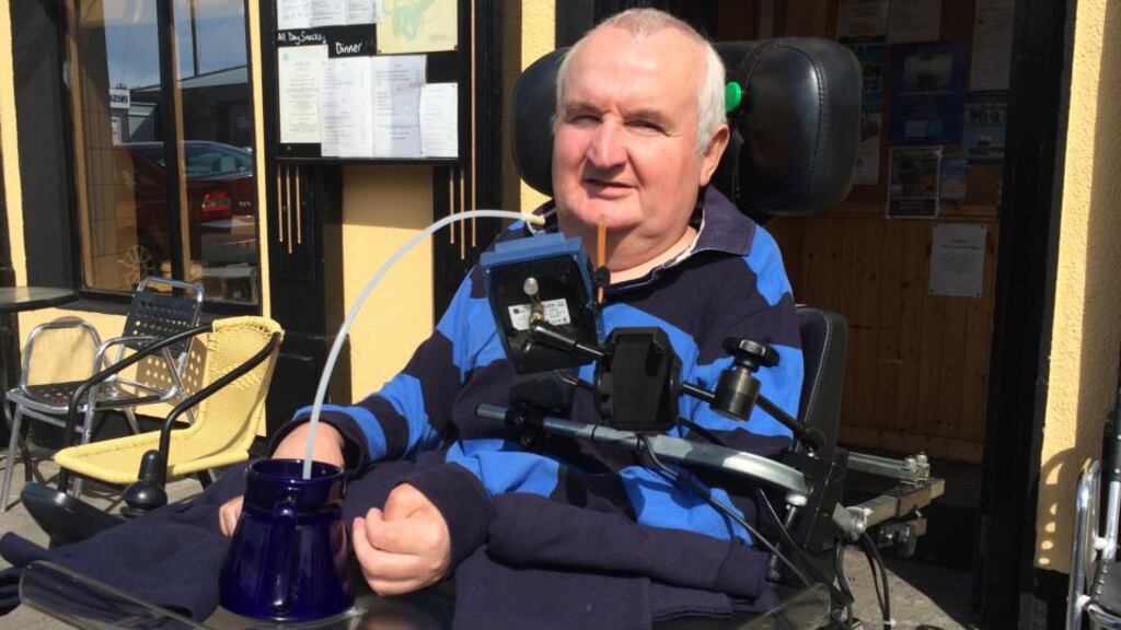 Marty Coyne: ‘If I landed face down I wouldn’t have been too bad. But I landed on my back and I damaged the spinal cord.’ Photograph: Dan Griffin