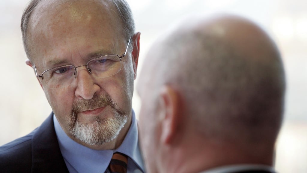 Former police ombudsman Al Hutchinson in 2007: Proceedings centred on his conclusions there was insufficient evidence of collusion between RUC officers and the loyalist paramilitary killers. Photograph: Matt Kavanagh