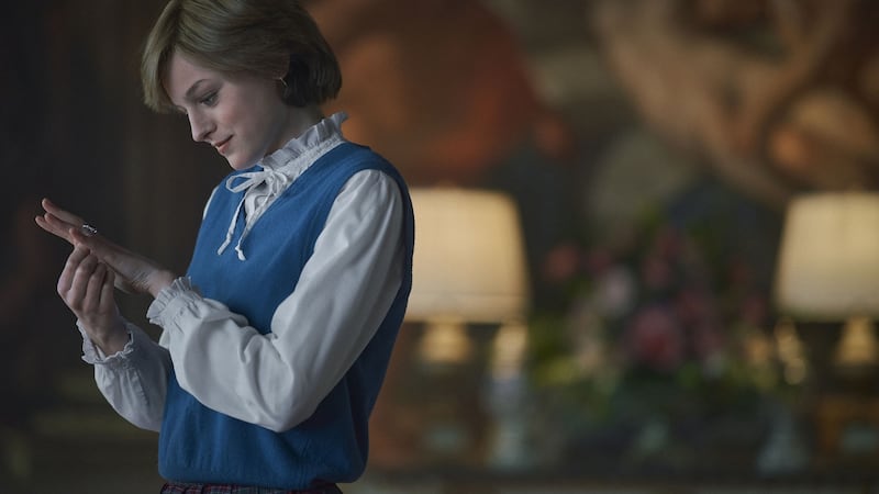 Emma Corrin as Princess Diana. Photograph: Des Willie/Netflix