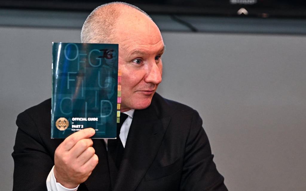 Football Review Committee chairman Jim Gavin and his colleagues 'have been beavering away'. Photograph: Seb Daly/Sportsfile