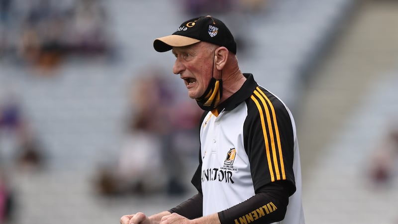 Kilkenny Manager Brian Cody reacts during their match against Dublin in the Leinster semi-final at Croke Park. Photograph: Tommy Dickson/Inpho