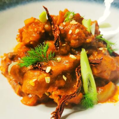 Milie Thomas’s air fryer pork vindaloo