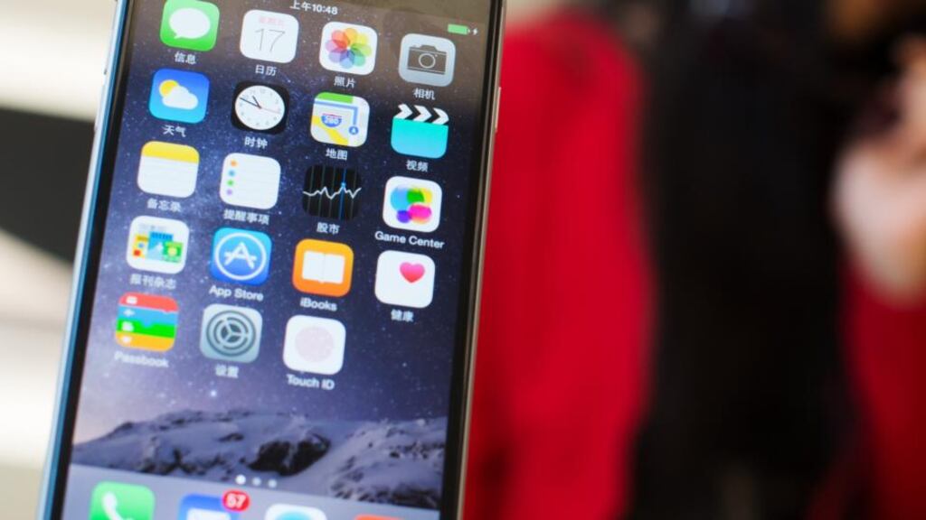 Smart move? An iPhone user was charged for Vodafone Live updates she didn’t want. Photograph: Johannes Eisele/AFP/Getty