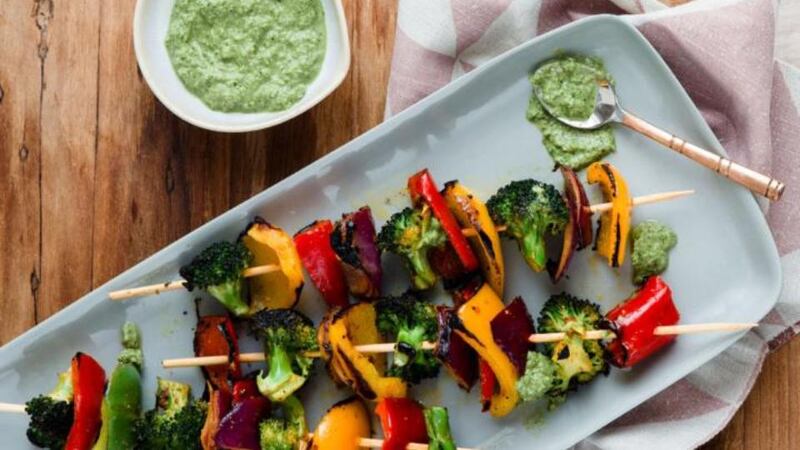 Subji shashlik. Photograph: Nathalie Marquez Courtney; styled by Lesiele Juliet