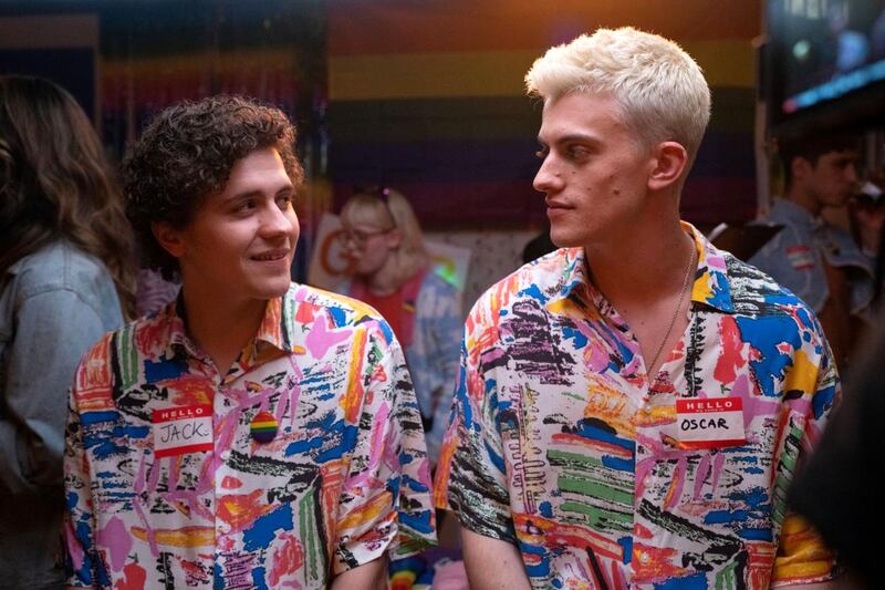 Dylan Llewellyn and Jon Pointing in Bug Boys