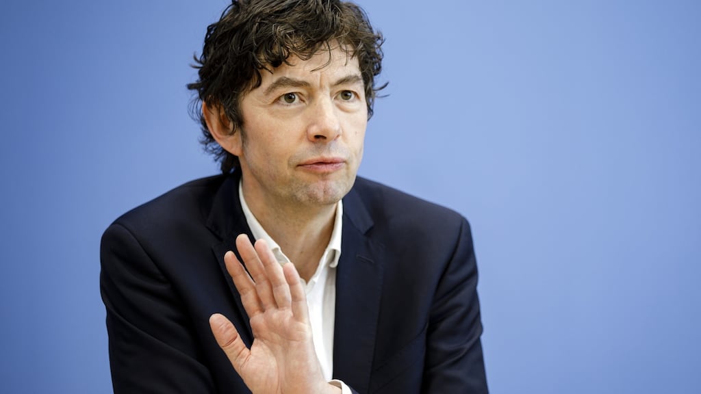 Christian Drosten during a press conference on the spread of  coronavirus on March 9th in Berlin, Germany. Photograph:  Getty Images