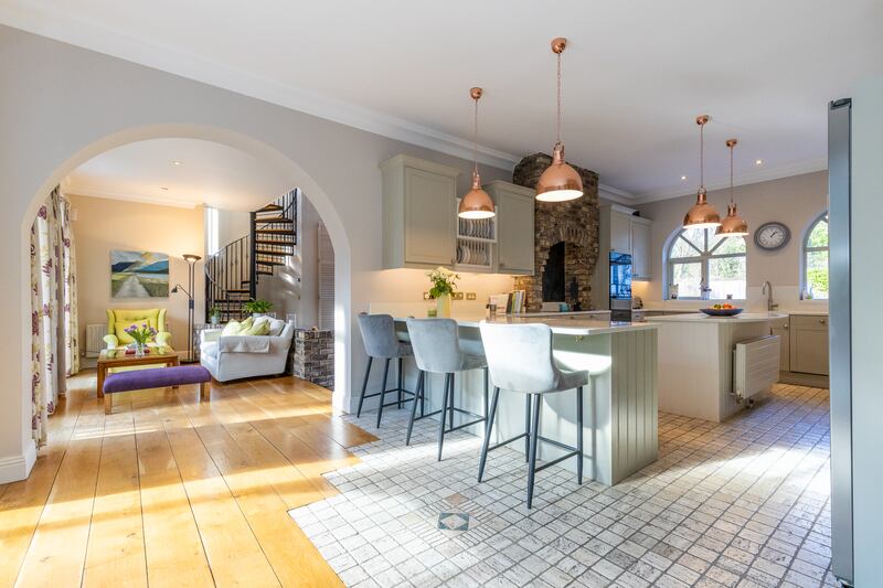 Kitchen and reading nook