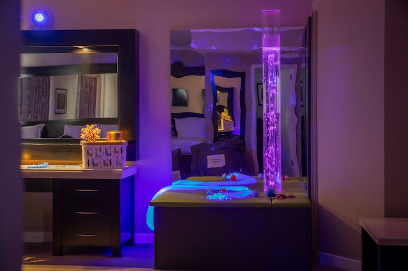 Dublin's Ashling Hotel has sensory room with mood cubes, weighted blankets, vibrating pillows and low levels of lighting