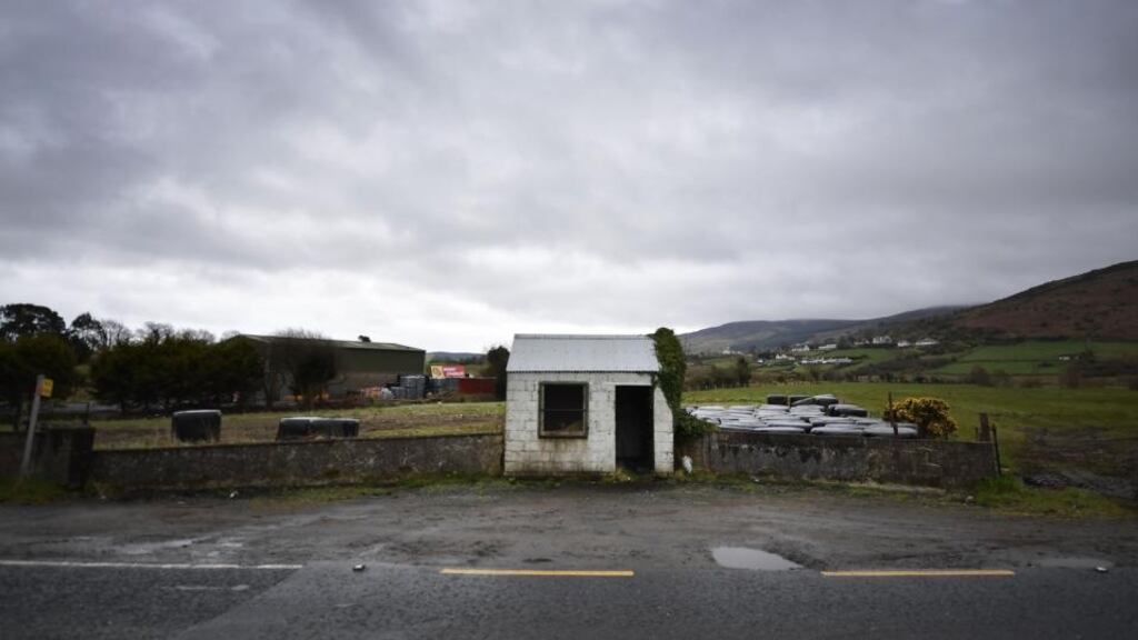 A former customs guard hut on the Border, near Newry. Since the Belfast Agreement of 1998, the natural coming together of both jurisdictions in north-south co-operation has grown significantly. Photograph: Charles McQuillan/Getty Images