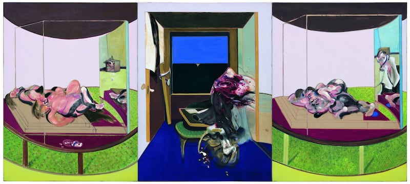 Francis Bacon’s Triptych Inspired by TS Eliot’s poem Sweeney Agonistes, 1967. © The Estate of Francis Bacon/All rights reserved/ADAGP, Paris, and Dacs, London, 2019