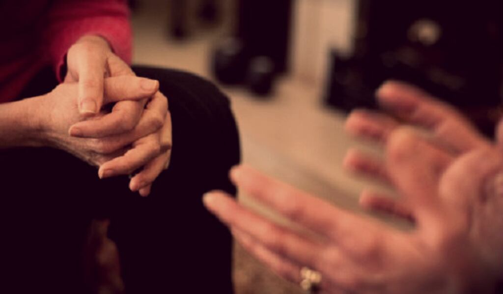 Attending a counselling session and the prospect of laying oneself bare before a stranger might even feel wrong or frightening. Photograph: Getty Images