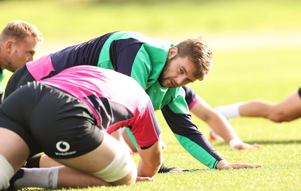 Iain Henderson has been ruled out of Ireland's tour of New Zealand with a knee injury. Photograph: Billy Stickland/Inpho
