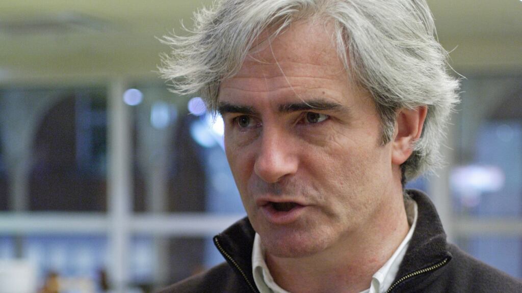 Mark Vincent Healy, who was interviewed for the RTE Prime Time documentary A Mission to Prey, photographed during an interview with Patsy McGarry in Dublin. Photograph: Frank Miller / THE IRISH TIMES