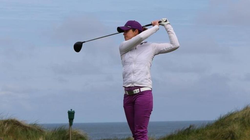 Maria Dunne from Skerries who finished third in the USHA 100th All India Ladies Amateur Golf Championship in Delhi.