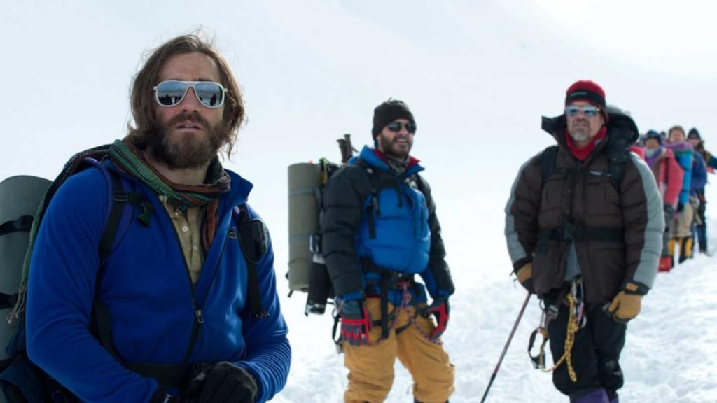 Ice cold: Jason Clarke, Josh Brolin and Jake Gyllenhaal in the film Everest.
