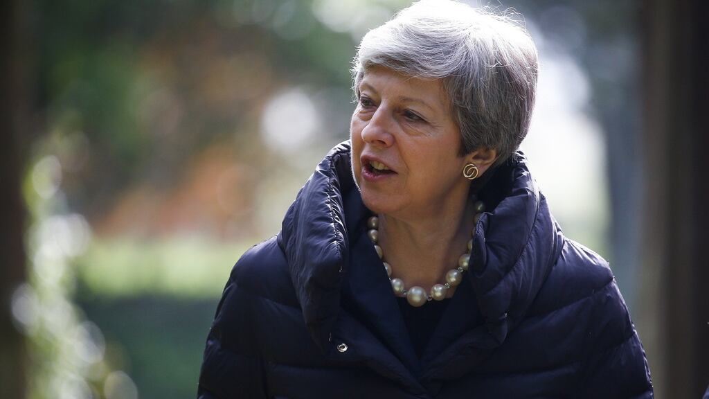 Former UK prime minister Theresa May. Photograph: Henry Nicholls/Reuters