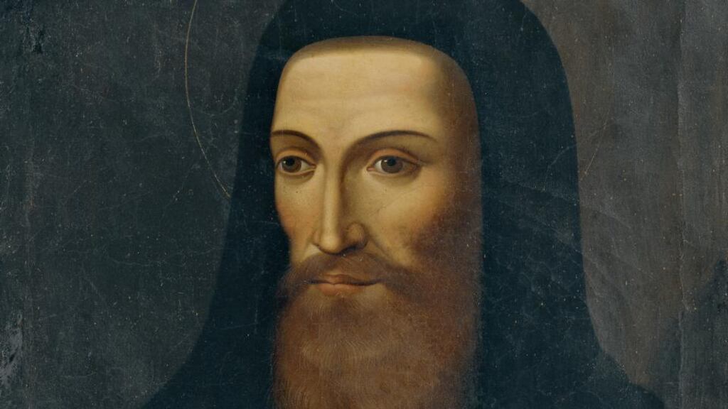 00/3/112 DAVID SLEATOR 9/3/00 The oldest cross in Kells Co Meath t
Great leader: Columbanus, painted in the 17th century by Giuseppe Franchi
(1565-1628)
. Photograph:
, oil on canvas, 59x44 cm. (Inv. 1457). Copyright Veneranda Biblioteca Ambrosiana. (Photo By dea/
Veneranda Biblioteca Ambrosiana/De Agostini/Getty
The cross of St Patrick and St Columba which isbeside the round tower in the townKells, Co
Meath. FOR NEWS FEATURE............................photograph: david sleator.UNSPEGCIFIED - CIRCA 2010: Portrait of Saint Columbanus (Navan, Ireland, about 542 - Bobbio, 615), Irish monk, abbot and missionary. Painting by Giuseppe Franchi (1565-1628), oil on canvas, 59x44 cm. (Inv. 1457). Copyright Veneranda Biblioteca Ambrosiana. (Photo By DEA / VENERANDA BIBLIOTECA AMBROSIANA/De Agostini/Getty Images)