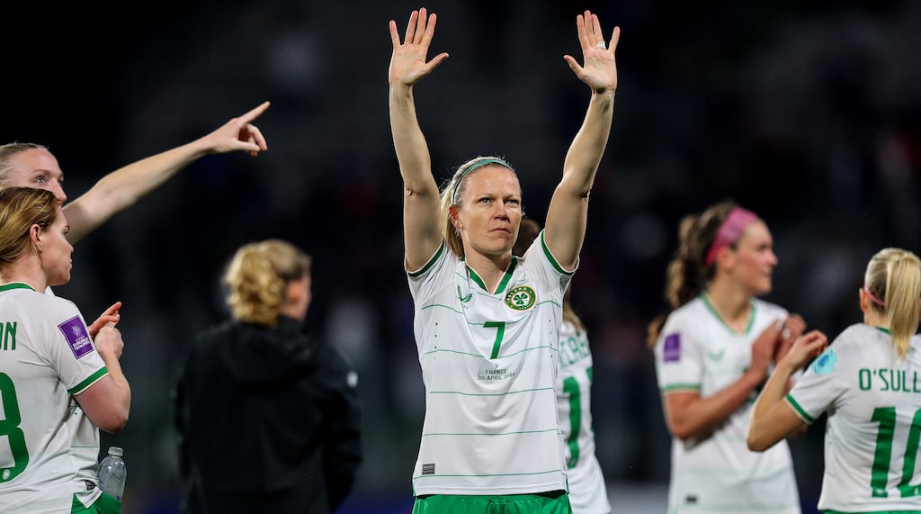 Diane Caldwell is the latest Republic of Ireland defender to confirm her retirement from international football. Photograph: Ryan Byrne/Inpho
