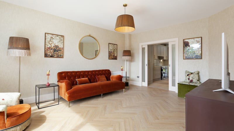 Living area in the Jameson Court development.
