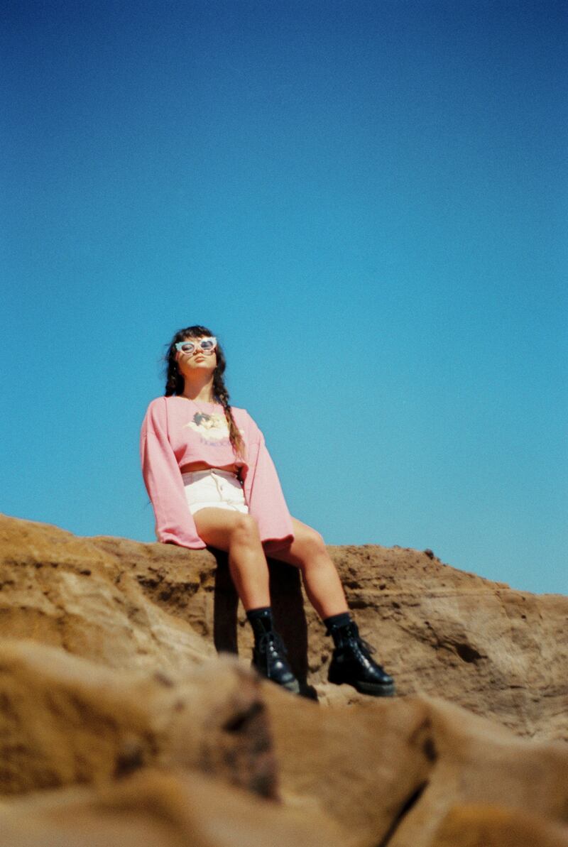 The Moniker Mallrat evokes years of adolescent loitering in the sleepy suburbs of Brisbane. Photograph: Natalie Jurrjens