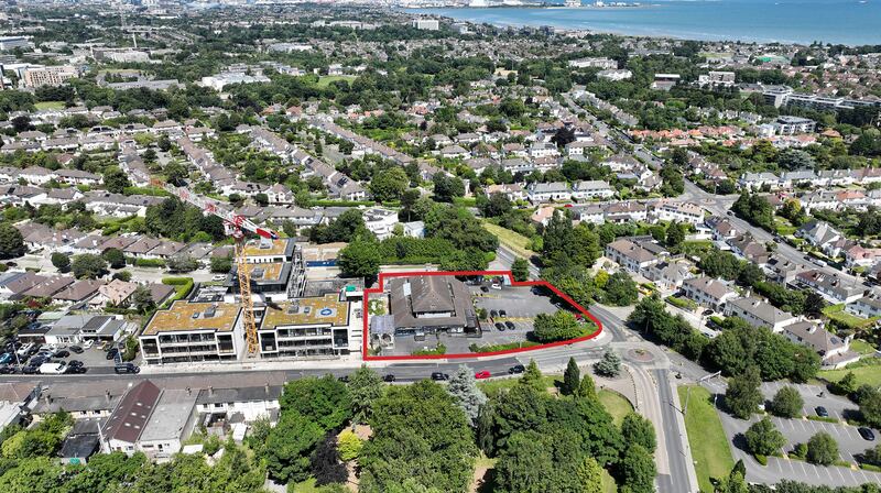 An aerial view of the Union Cafe site