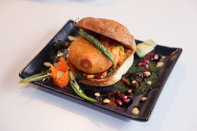 Vada Pav, at Hyderabadi Kitchen. Photograph: Dara Mac Dónaill