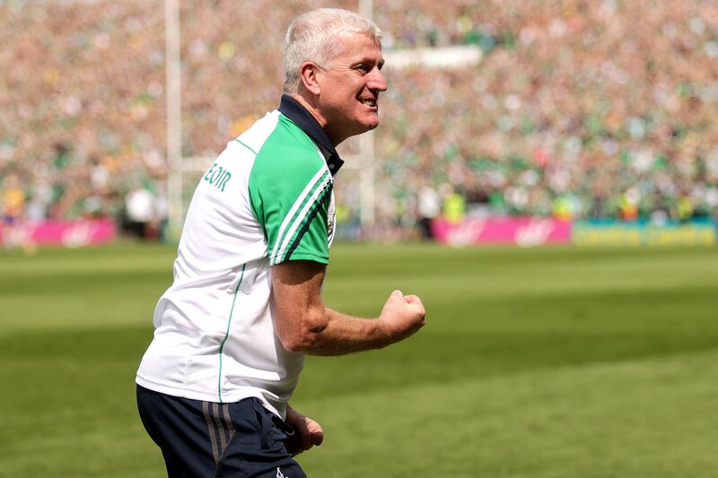 Limerick manager John Kiely. Photograph: Laszlo Geczo/Inpho
