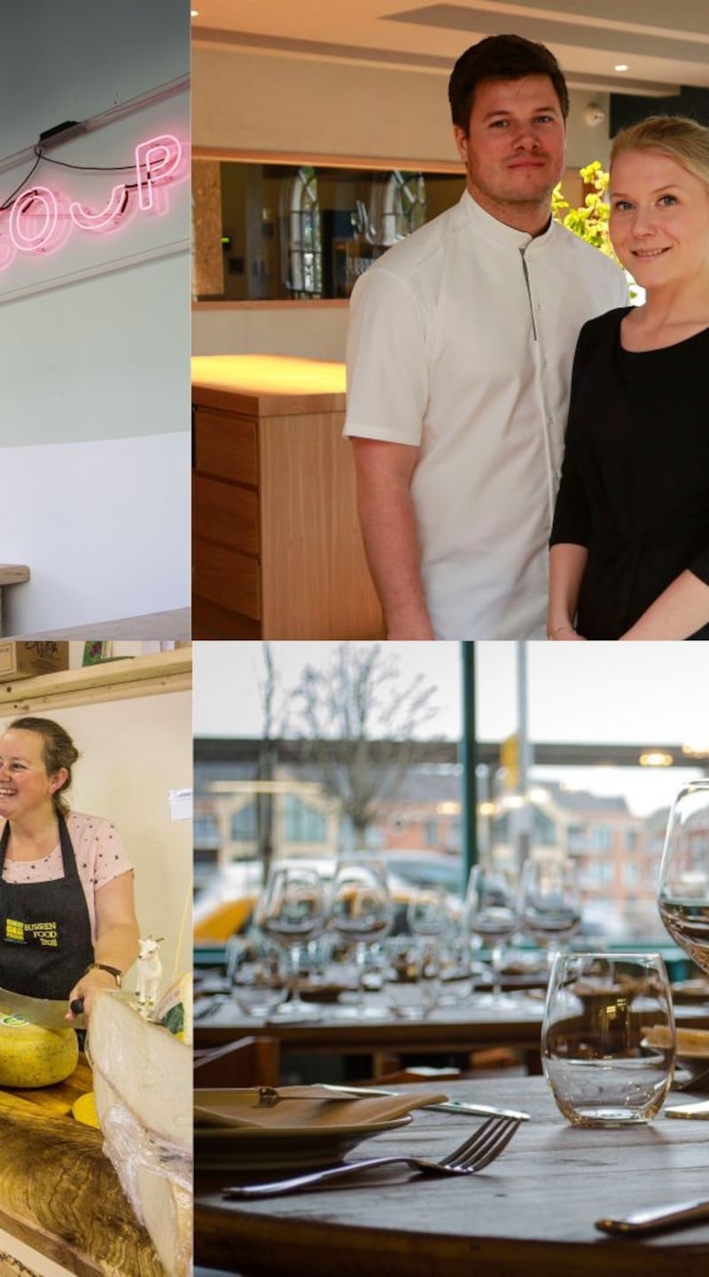 Food heaven: Soup, Aimsir, Tiller + Grain (top row), and the Cheese Press, Ox and Bia Rebel