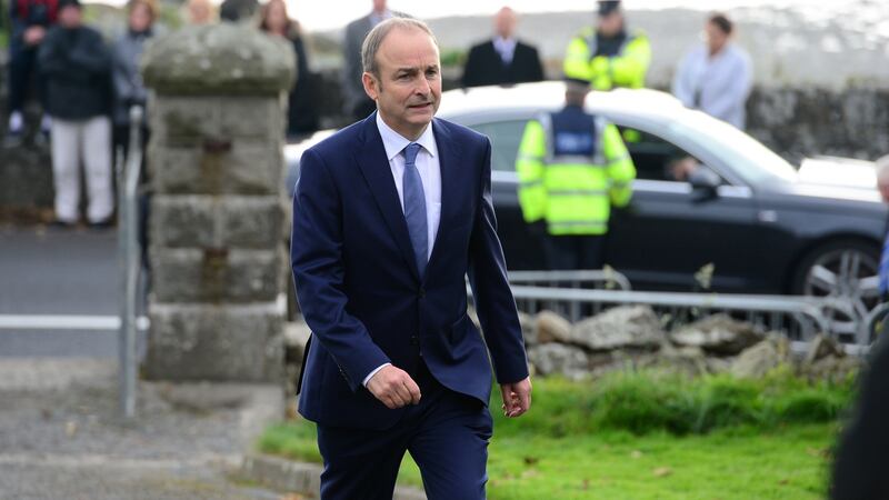 Fianna Fáil leader Micheál Martin: his unequivocal response to the report provoked anger from Sinn Féin TDs. Photograph: Dara Mac Dónaill/The Irish Times