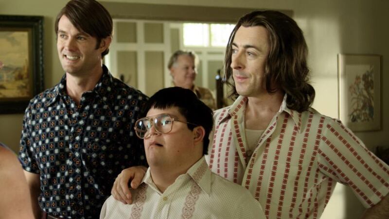 Garret Dillahunt, Isaac Leyva and Alan Cumming in Any Day Now