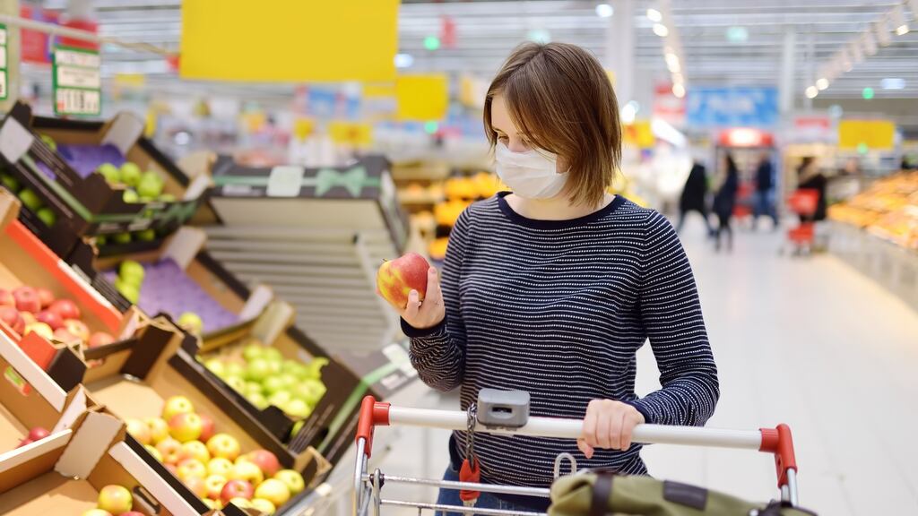 The average household spent an additional €122 on groceries during the four weeks to March 22nd. Photograph: iStock