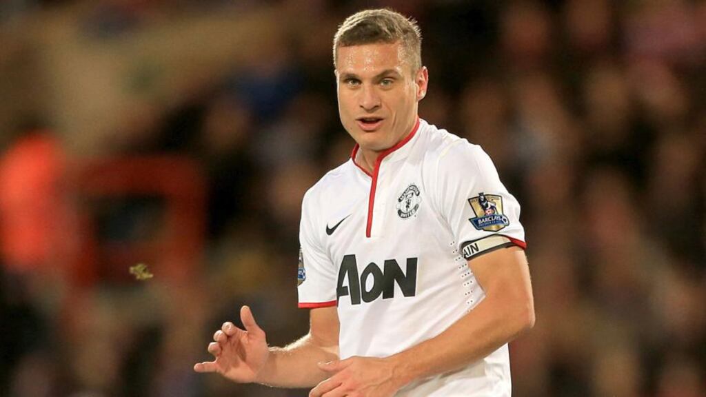 Manchester United captain Nemanja Vidic will play for Inter Milan next season, the Italian club have announced. Photograph: Nick Potts/PA Wire